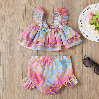 Girls Sling Two-piece Swimsuit