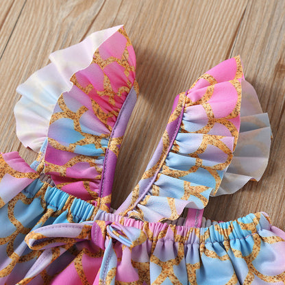 Girls Sling Two-piece Swimsuit
