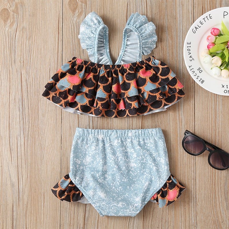 Girls Sling Two-piece Swimsuit