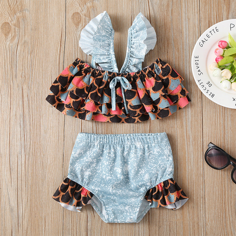 Girls Sling Two-piece Swimsuit