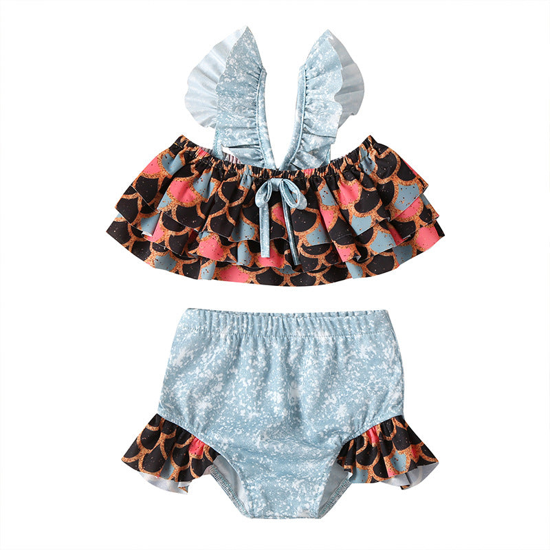 Girls Sling Two-piece Swimsuit