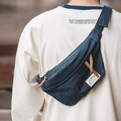 Retro Snowflake Denim Bag