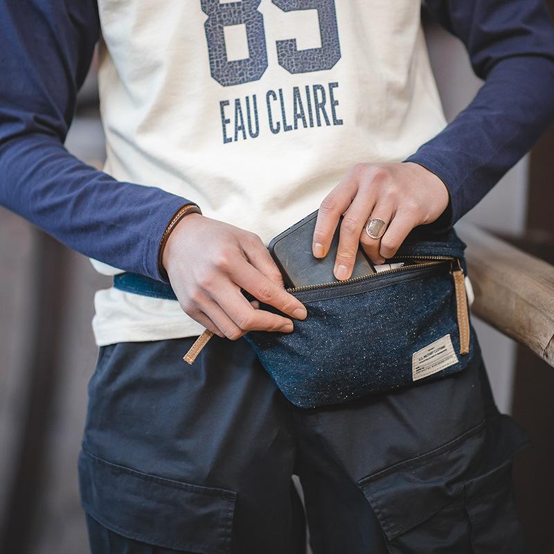 Retro Snowflake Denim Bag