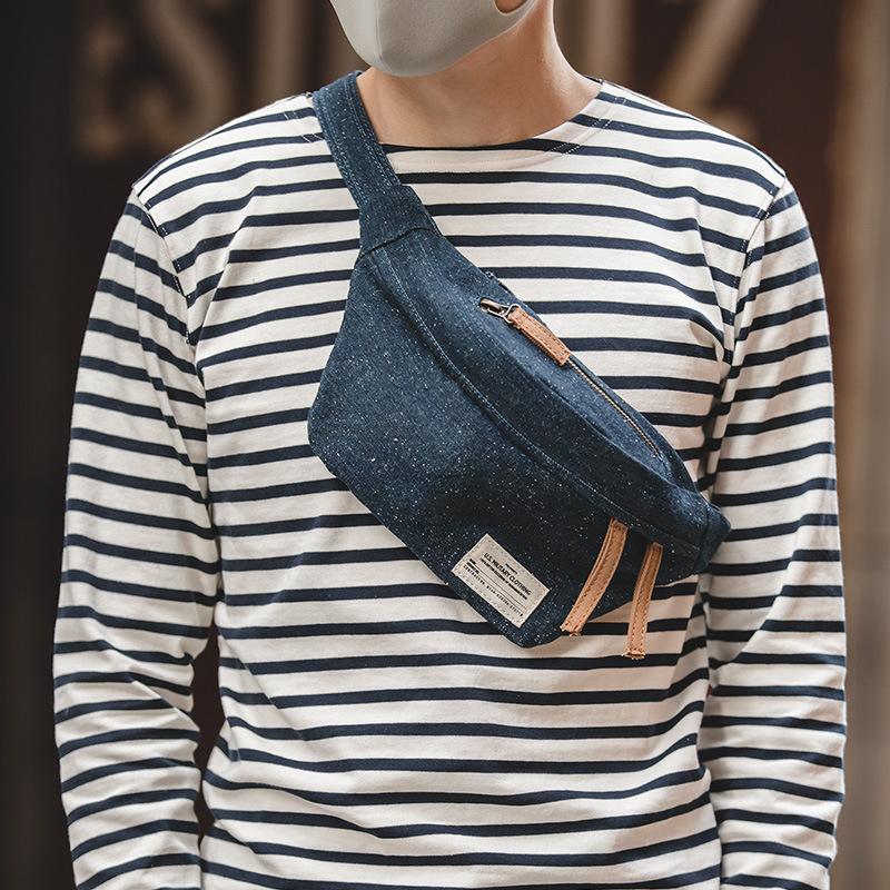 Retro Snowflake Denim Bag