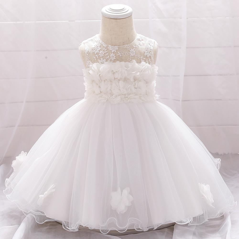 Elegant Girl Flower Princess Dress