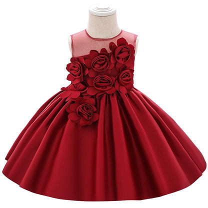 Summer Baby Girls Flowers Dress