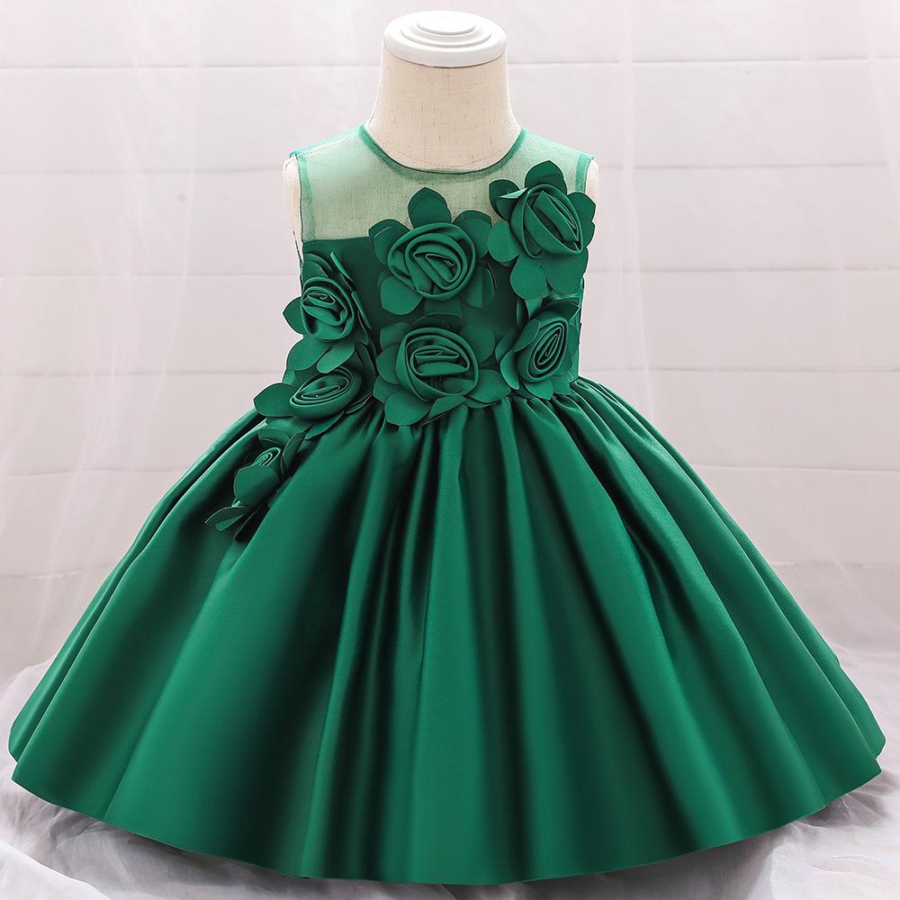 Summer Baby Girls Flowers Dress