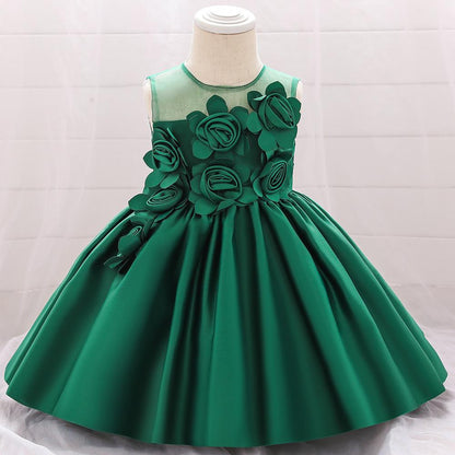 Summer Baby Girls Flowers Dress