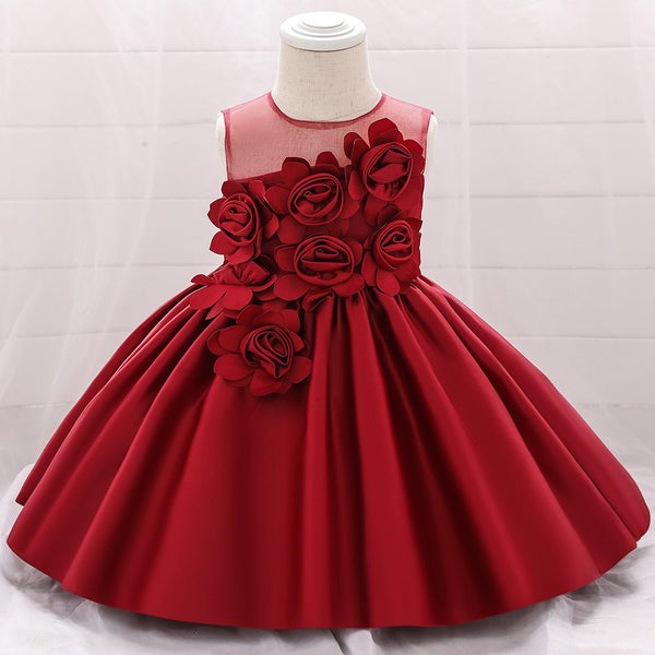 Summer Baby Girls Flowers Dress