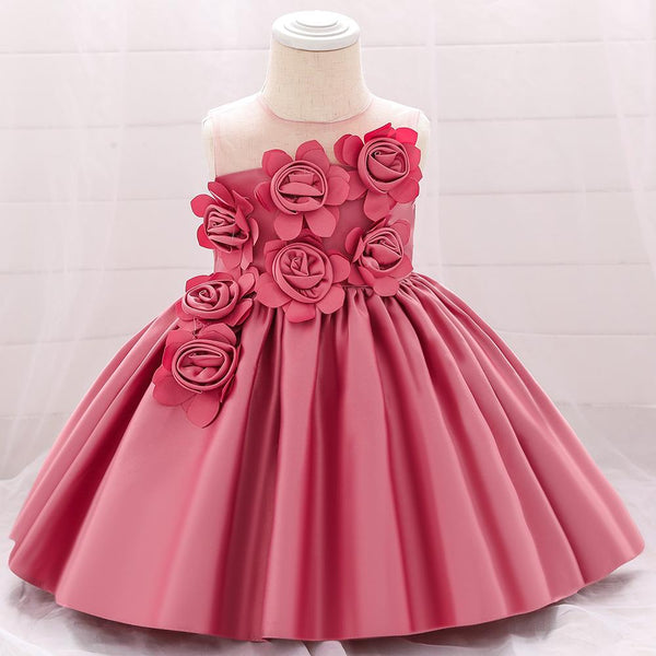 Summer Baby Girls Flowers Dress