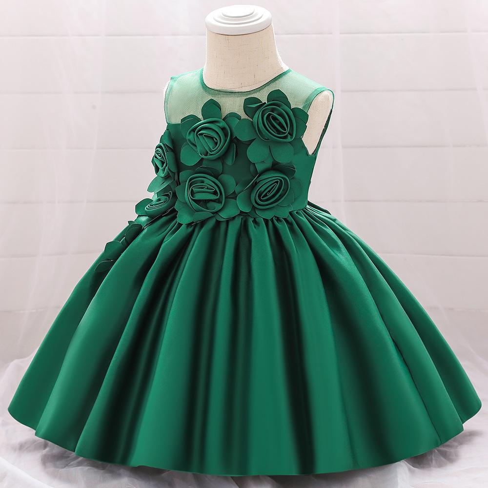 Summer Baby Girls Flowers Dress