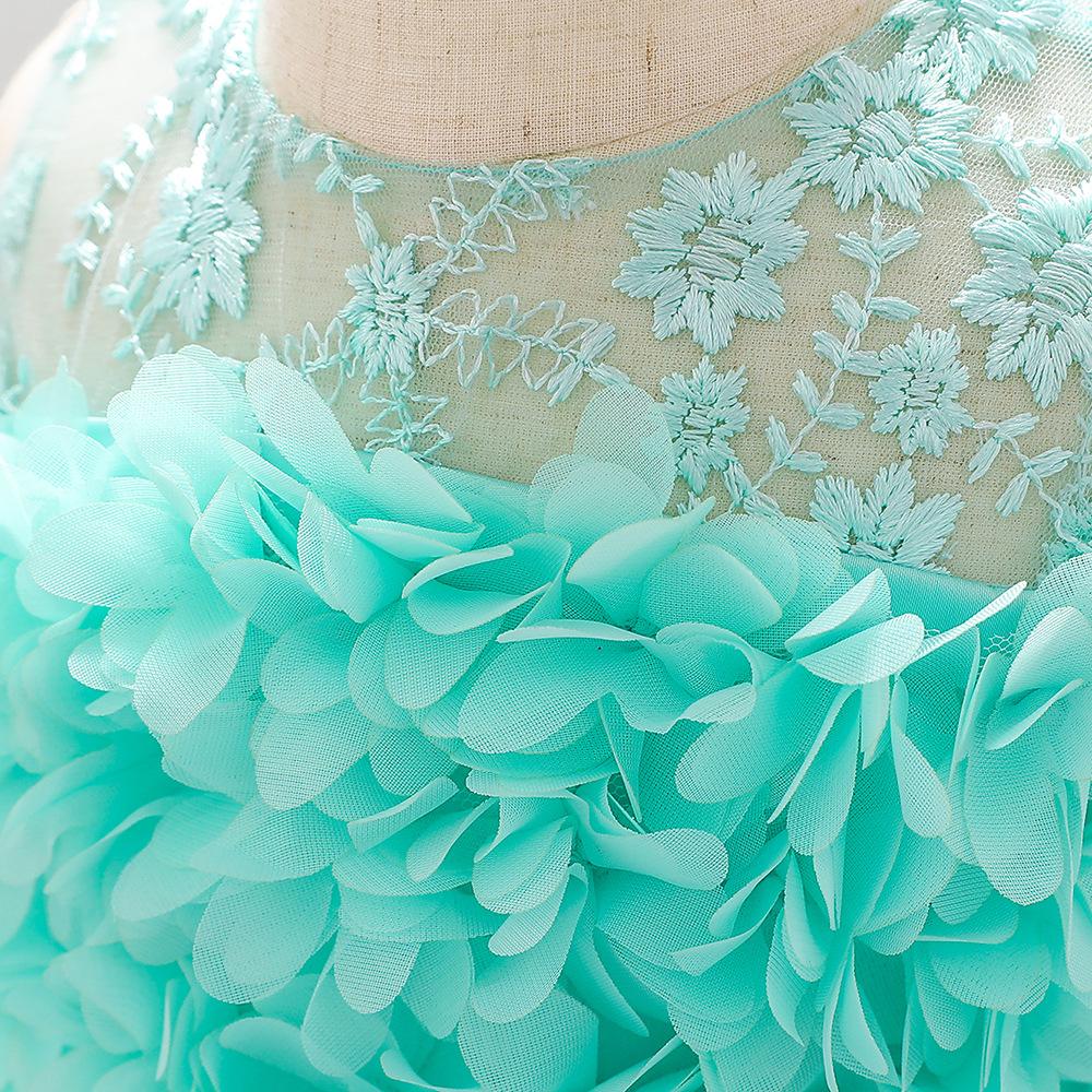 Elegant Girl Flower Princess Dress