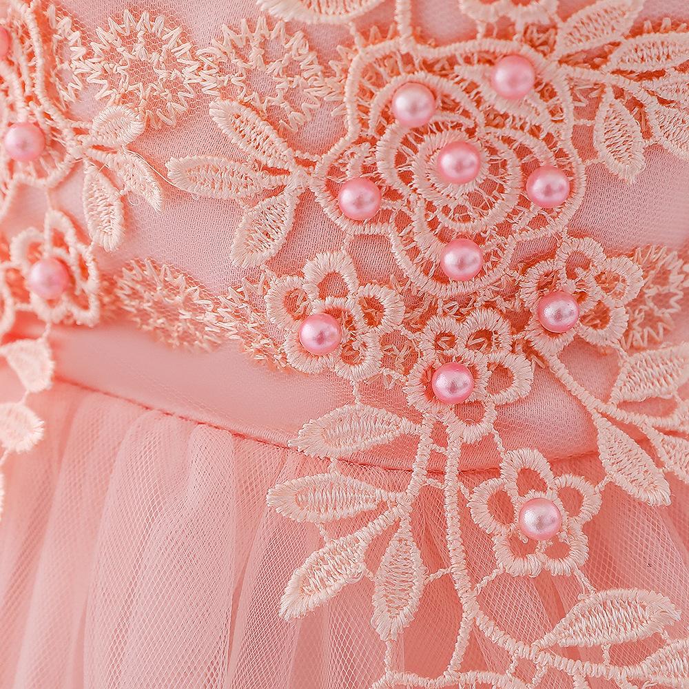 One-year-old Child Flower Birthday Princess Dress