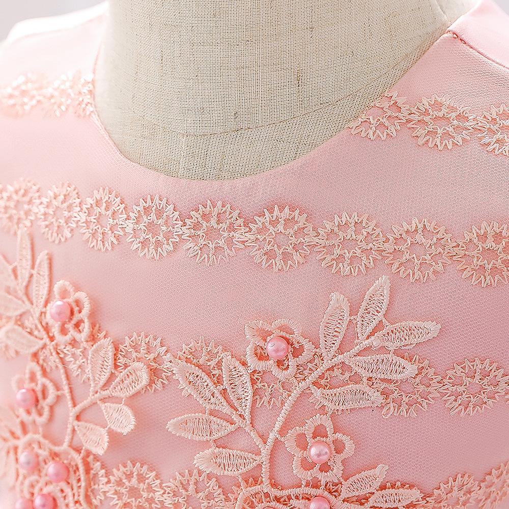 One-year-old Child Flower Birthday Princess Dress