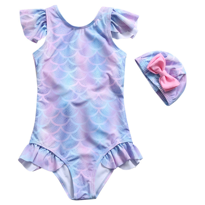 Girl One-piece Cute Swimsuit