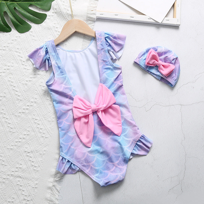 Girl One-piece Cute Swimsuit