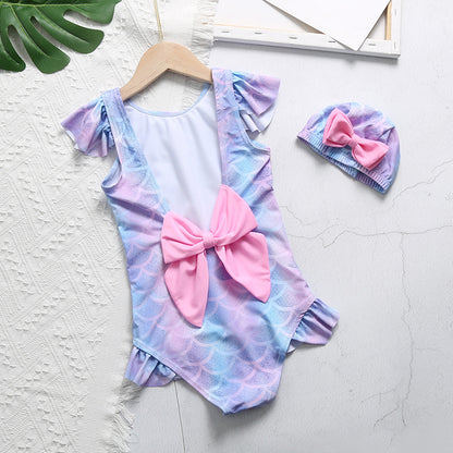 Girl One-piece Cute Swimsuit