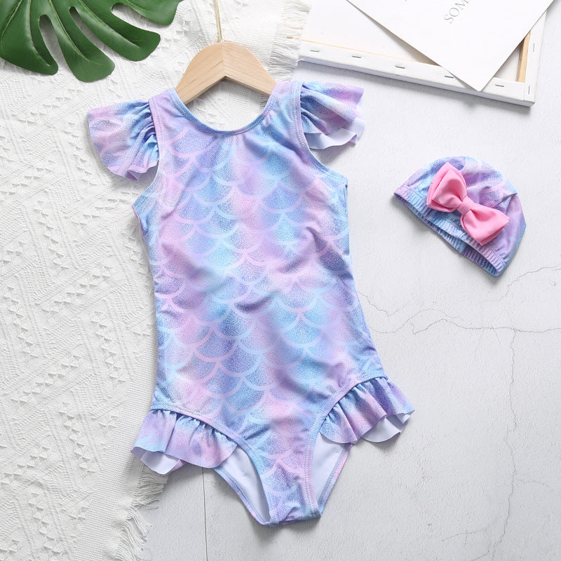 Girl One-piece Cute Swimsuit