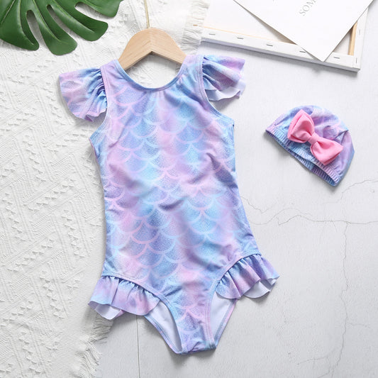 Girl One-piece Cute Swimsuit