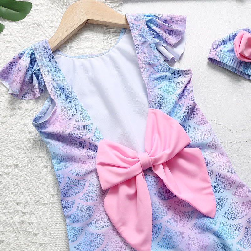 Girl One-piece Cute Swimsuit