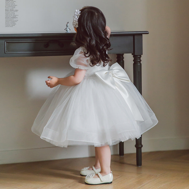 Sweet  Bow Fluffy Princess Dress