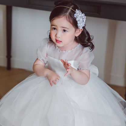Sweet  Bow Fluffy Princess Dress