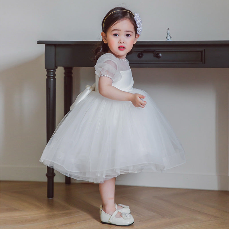 Sweet  Bow Fluffy Princess Dress