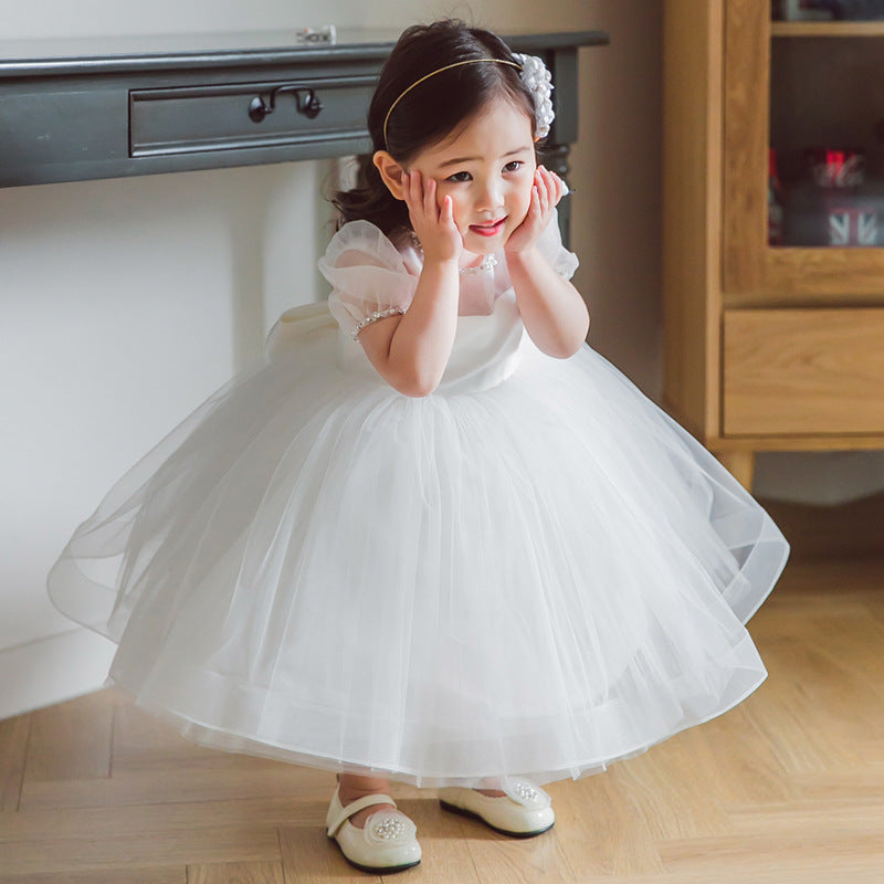 Sweet  Bow Fluffy Princess Dress
