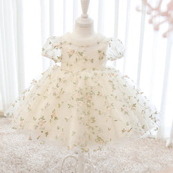 Sweet Flower Fluffy Princess Dress