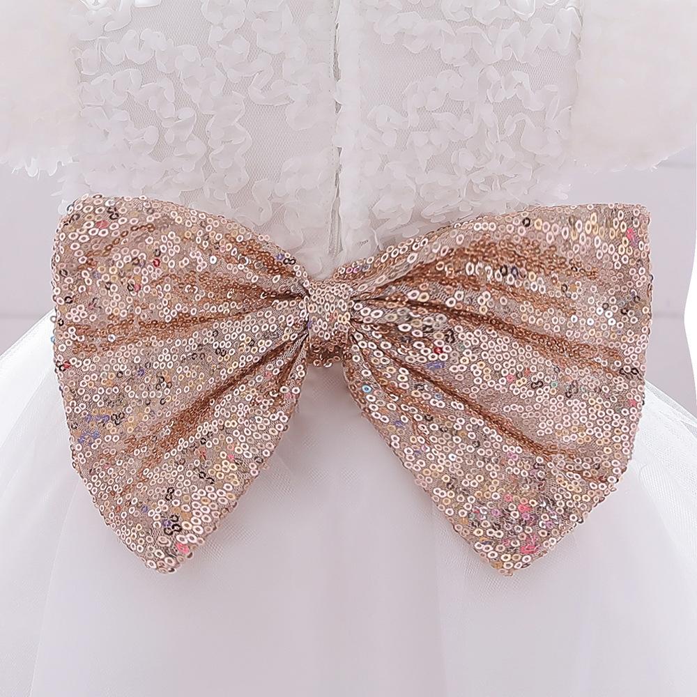 Summer Baby Girls Cute Bow Fluffy  Dress
