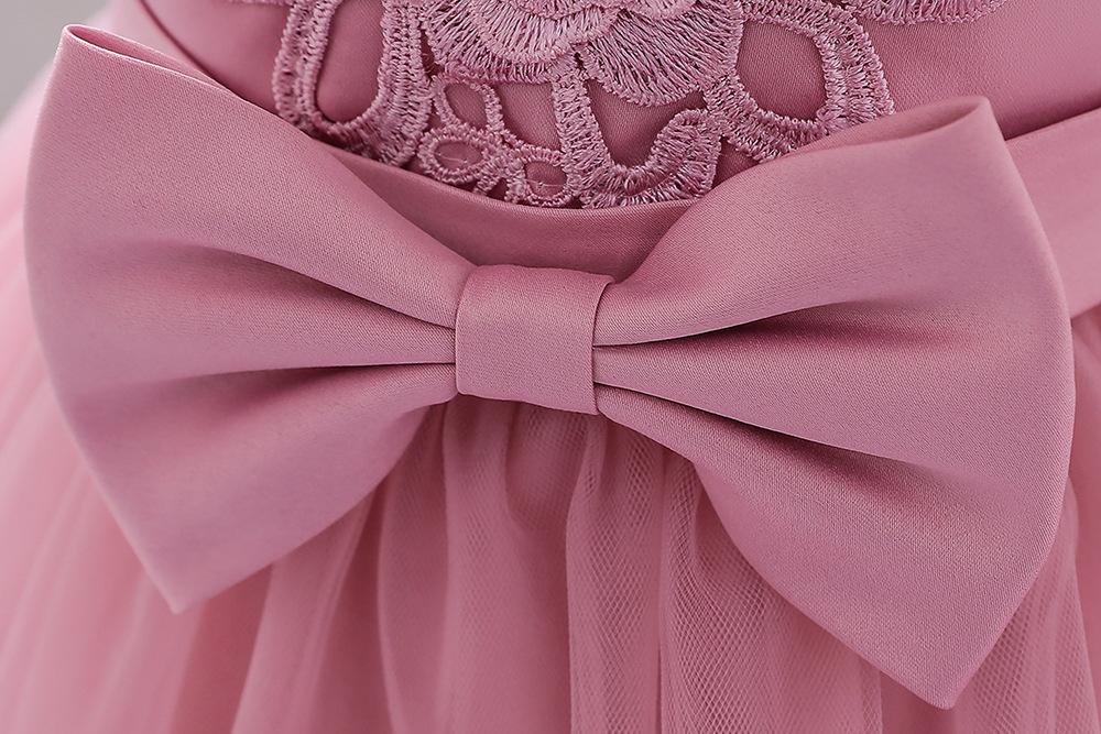 Baby Girls Bow-knot Cake Party Dress