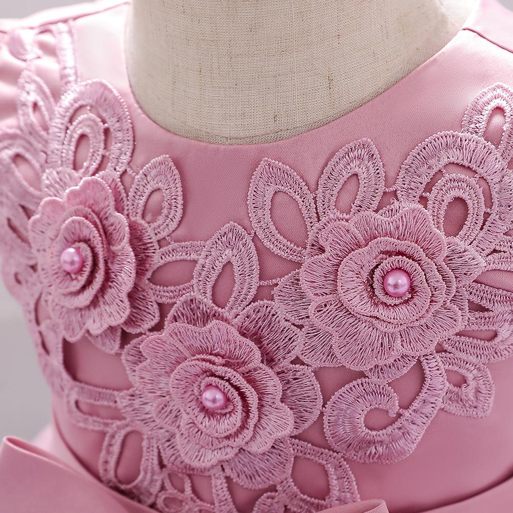 Baby Girls Bow-knot Cake Party Dress