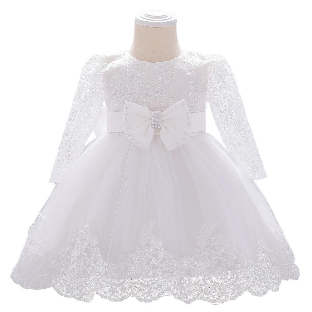 Girls Fashion Bowknot Birthday Party Princess Dress