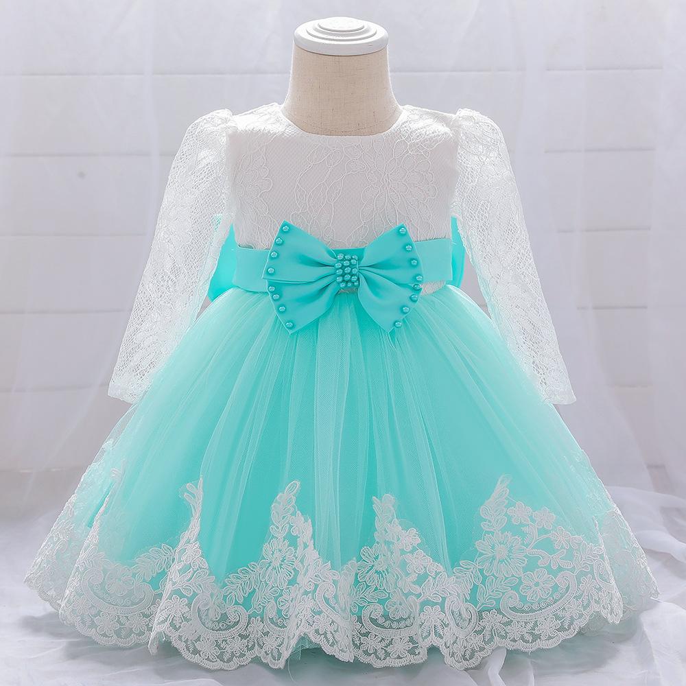 Girls Fashion Bowknot Birthday Party Princess Dress