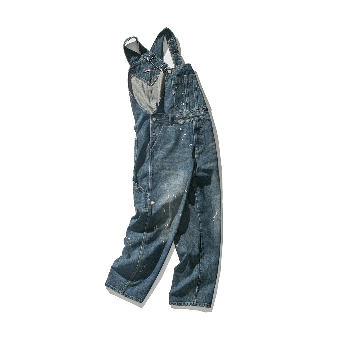 Denim Spotted Overalls