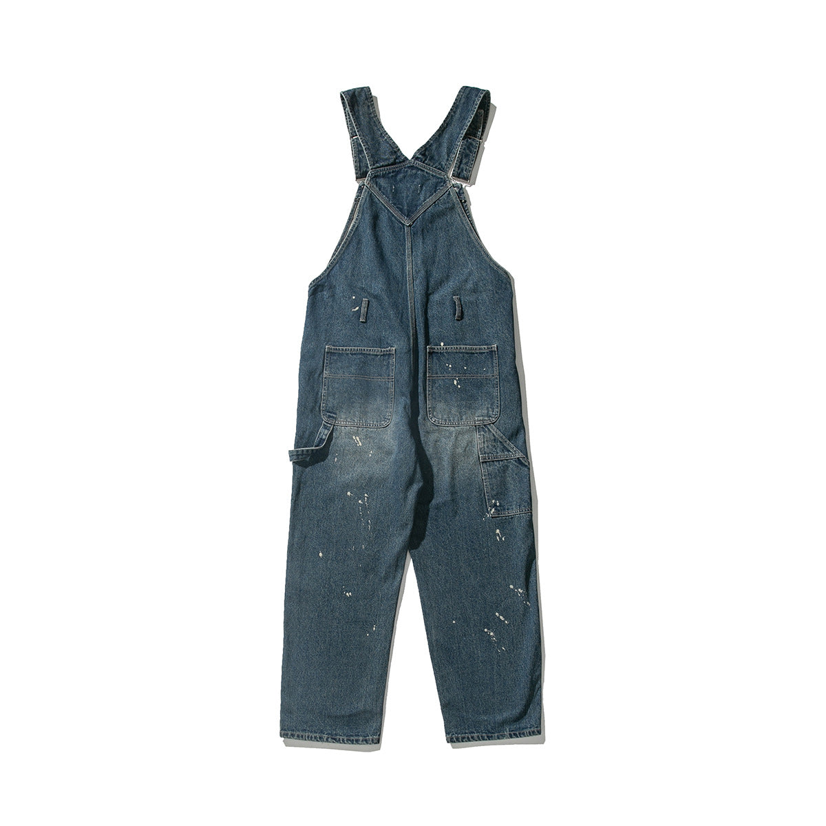 Denim Spotted Overalls