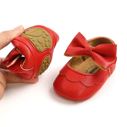 Cute Baby Soft Sole Bowknot Princess Shoes