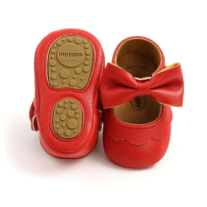 Cute Baby Soft Sole Bowknot Princess Shoes
