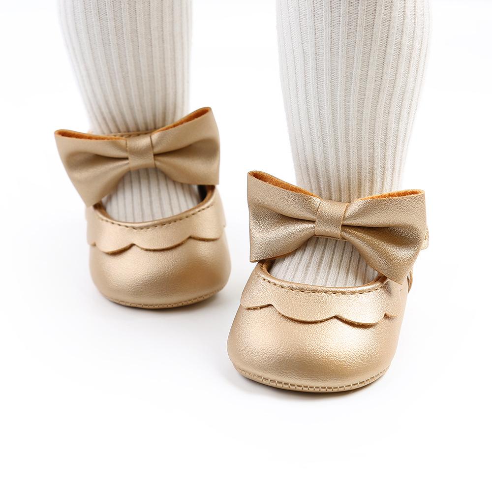 Cute Baby Soft Sole Bowknot Princess Shoes