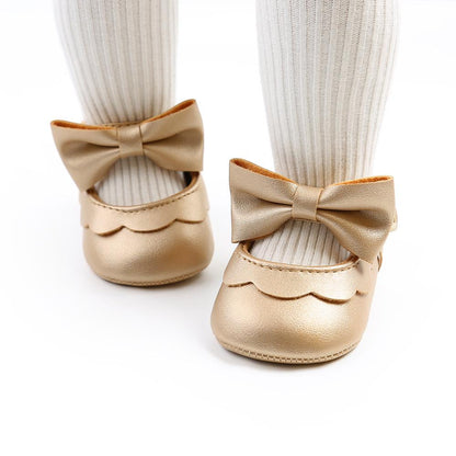 Cute Baby Soft Sole Bowknot Princess Shoes