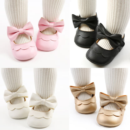 Cute Baby Soft Sole Bowknot Princess Shoes