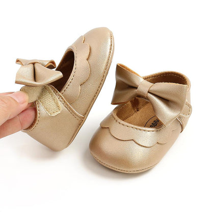 Cute Baby Soft Sole Bowknot Princess Shoes