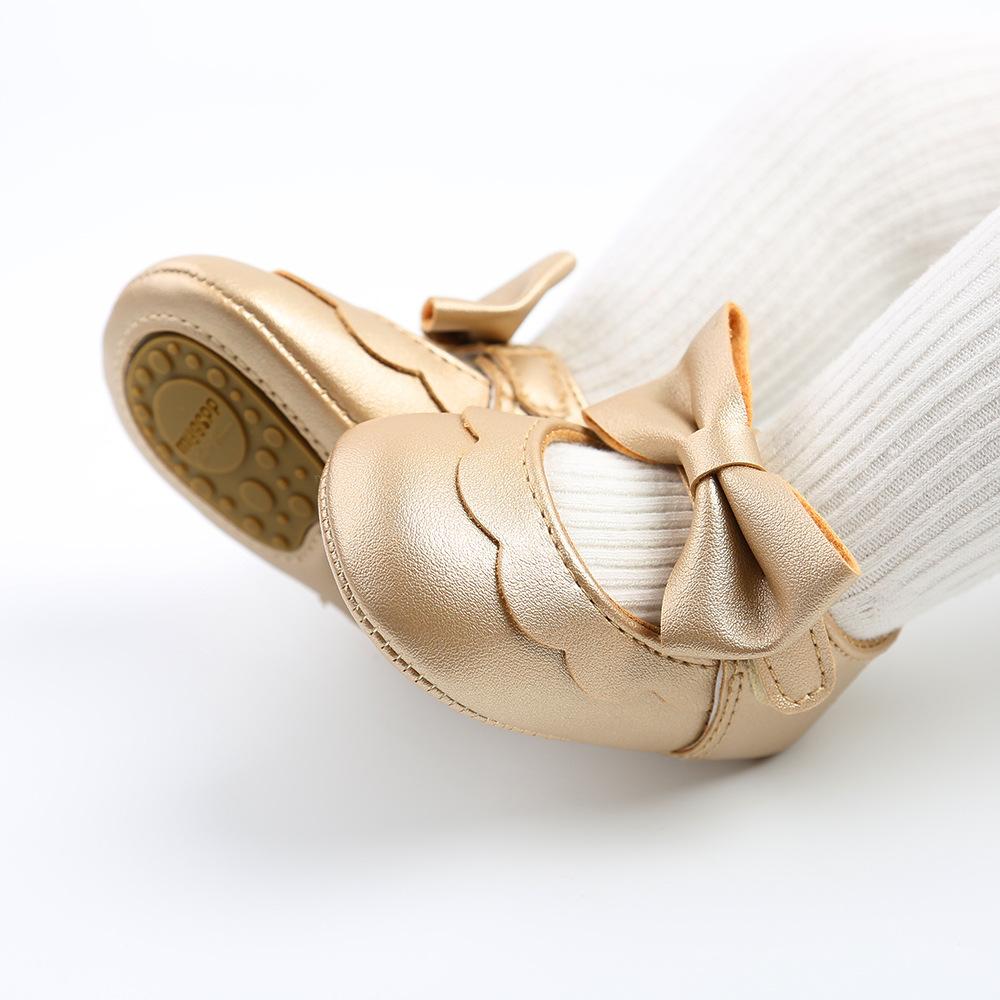 Cute Baby Soft Sole Bowknot Princess Shoes