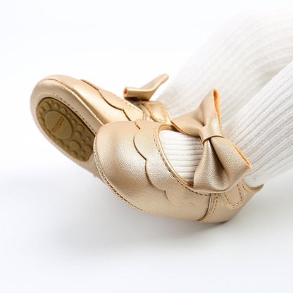 Cute Baby Soft Sole Bowknot Princess Shoes