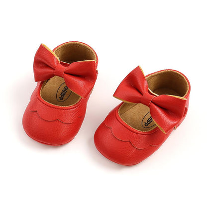 Cute Baby Soft Sole Bowknot Princess Shoes