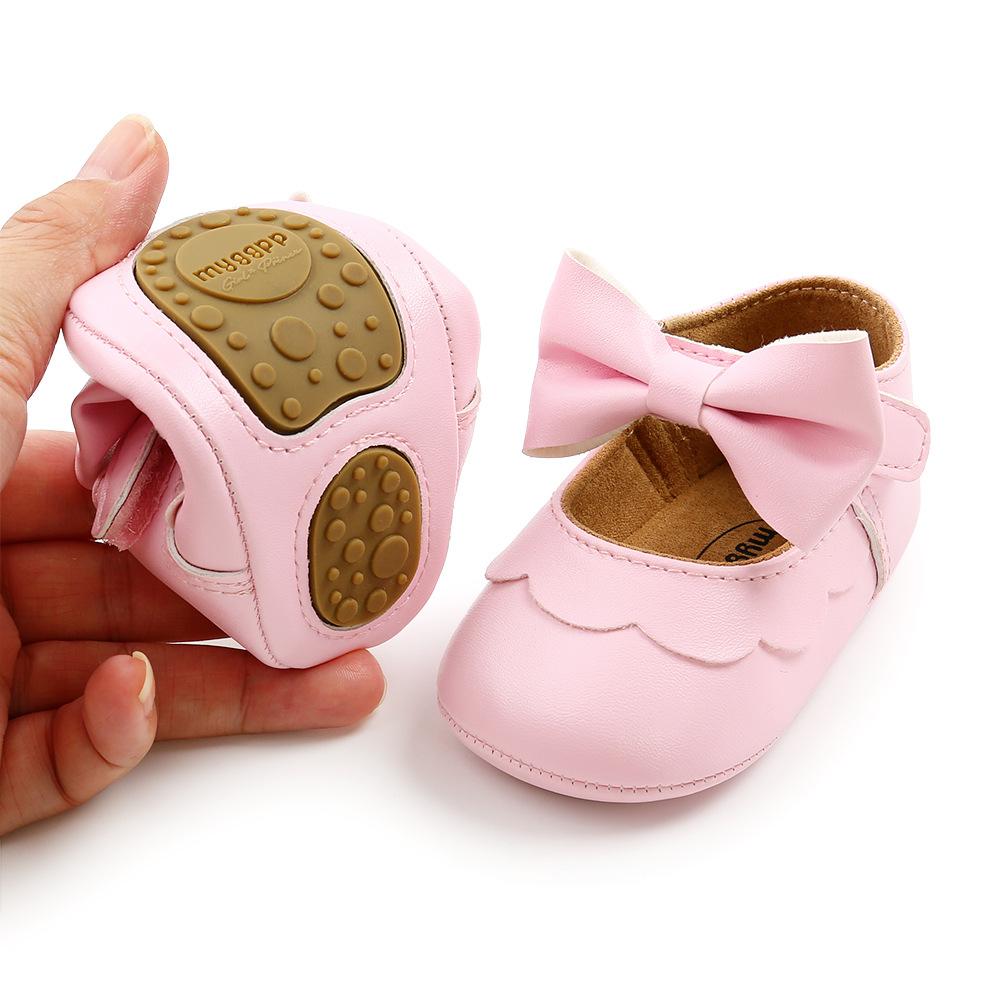 Cute Baby Soft Sole Bowknot Princess Shoes