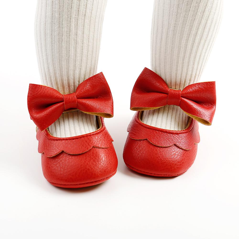 Cute Baby Soft Sole Bowknot Princess Shoes