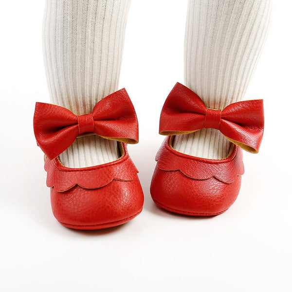 Cute Baby Soft Sole Bowknot Princess Shoes