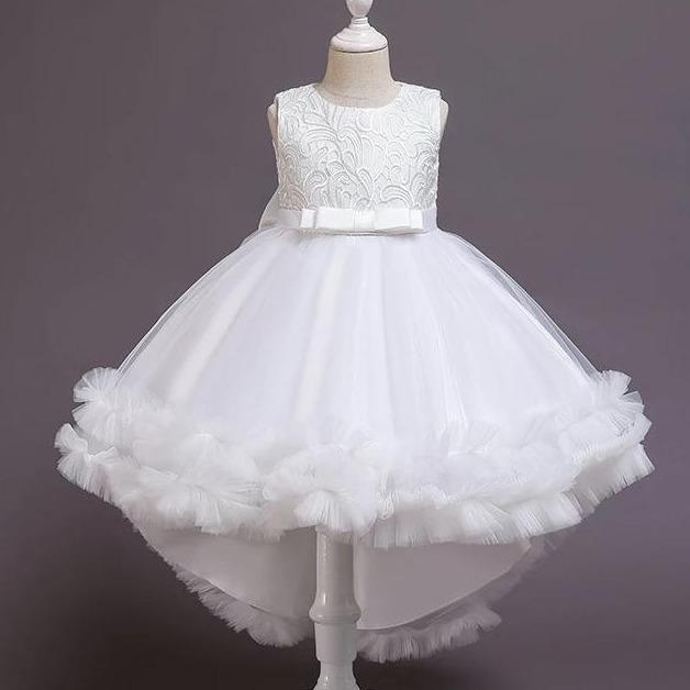 Girls Embroidered Princess Puffy Birthday Dress