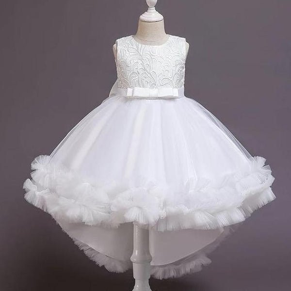 Girls Embroidered Princess Puffy Birthday Dress